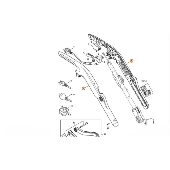 STIHL  Korpus rękojeści 4816 790 1000